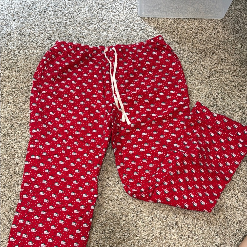 Red Pajamas with Fun Print
